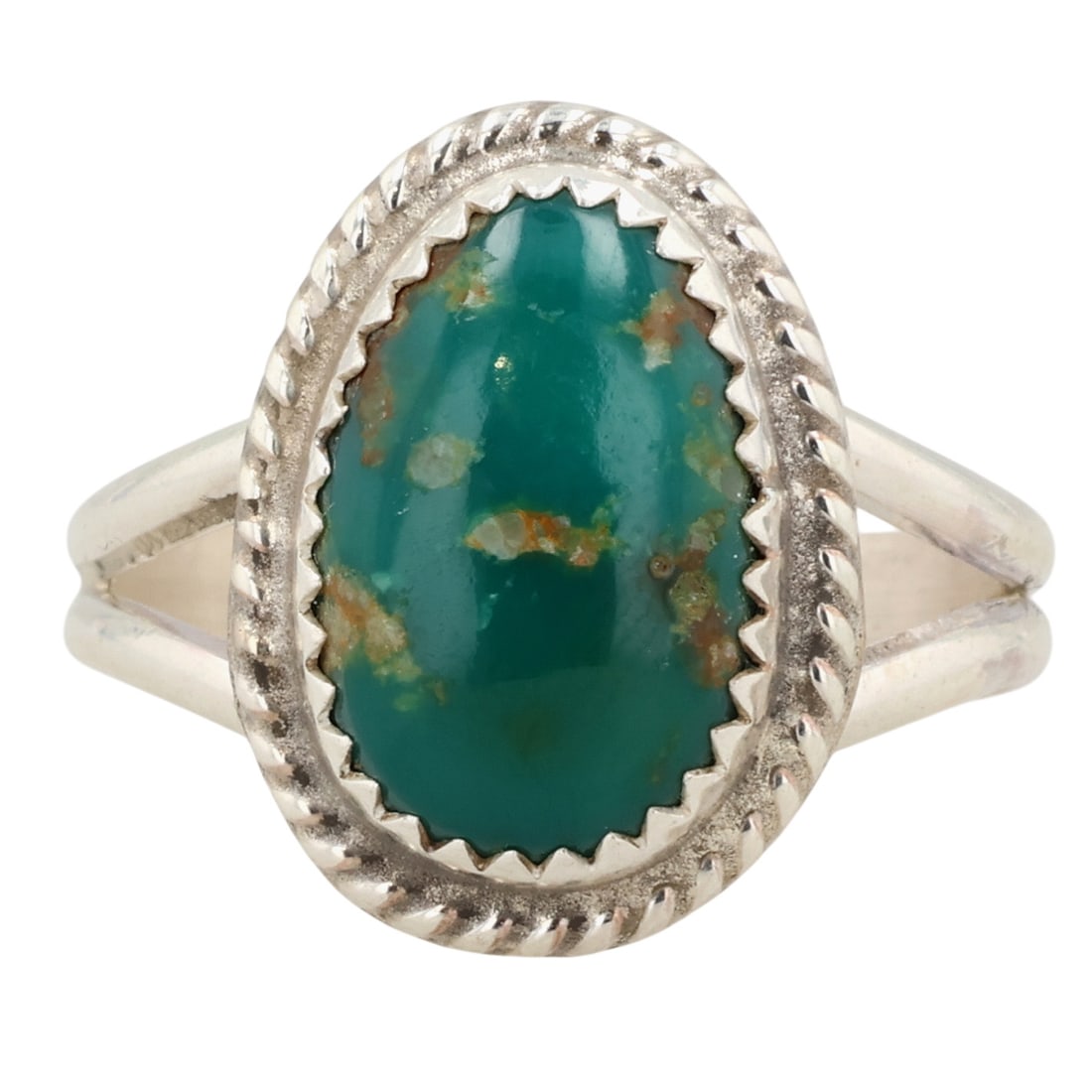 Byron Begay Navajo Sterling Turquoise Ring Sz 5.5 (1 of 6)