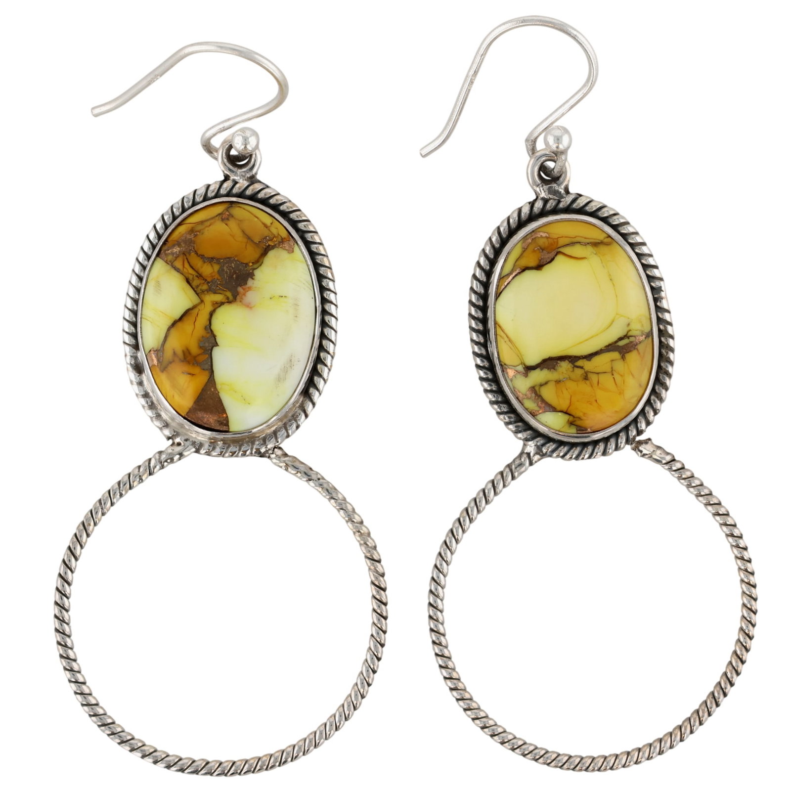 HaDa Collection Sterling Honey Dahlia Dangle Earrings: HaDa Collection Sterling Honey Dahlia Dangle Earrings / 8.5g