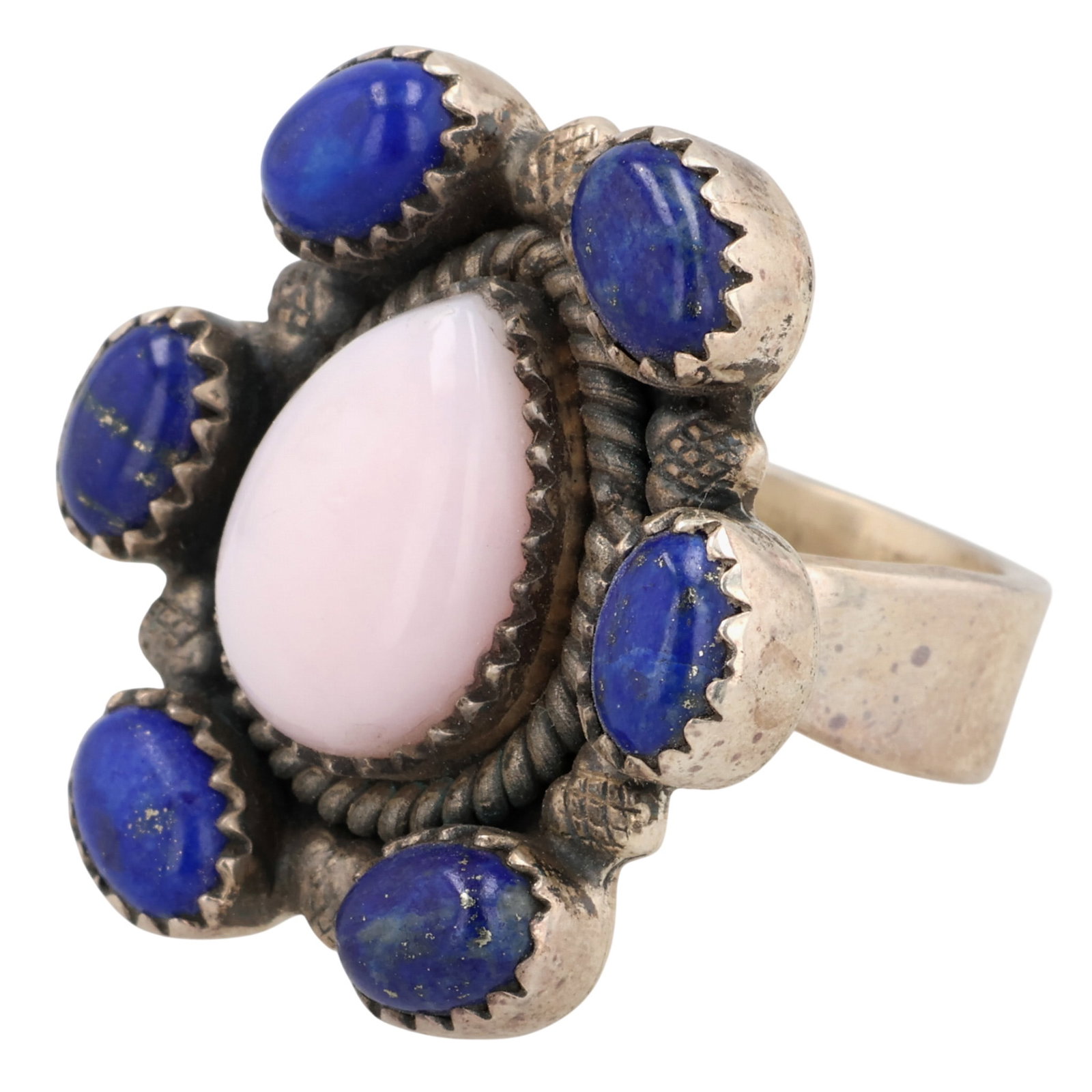 HaDa Collection Sterling Multi-Stone Adjustable Ring - 3