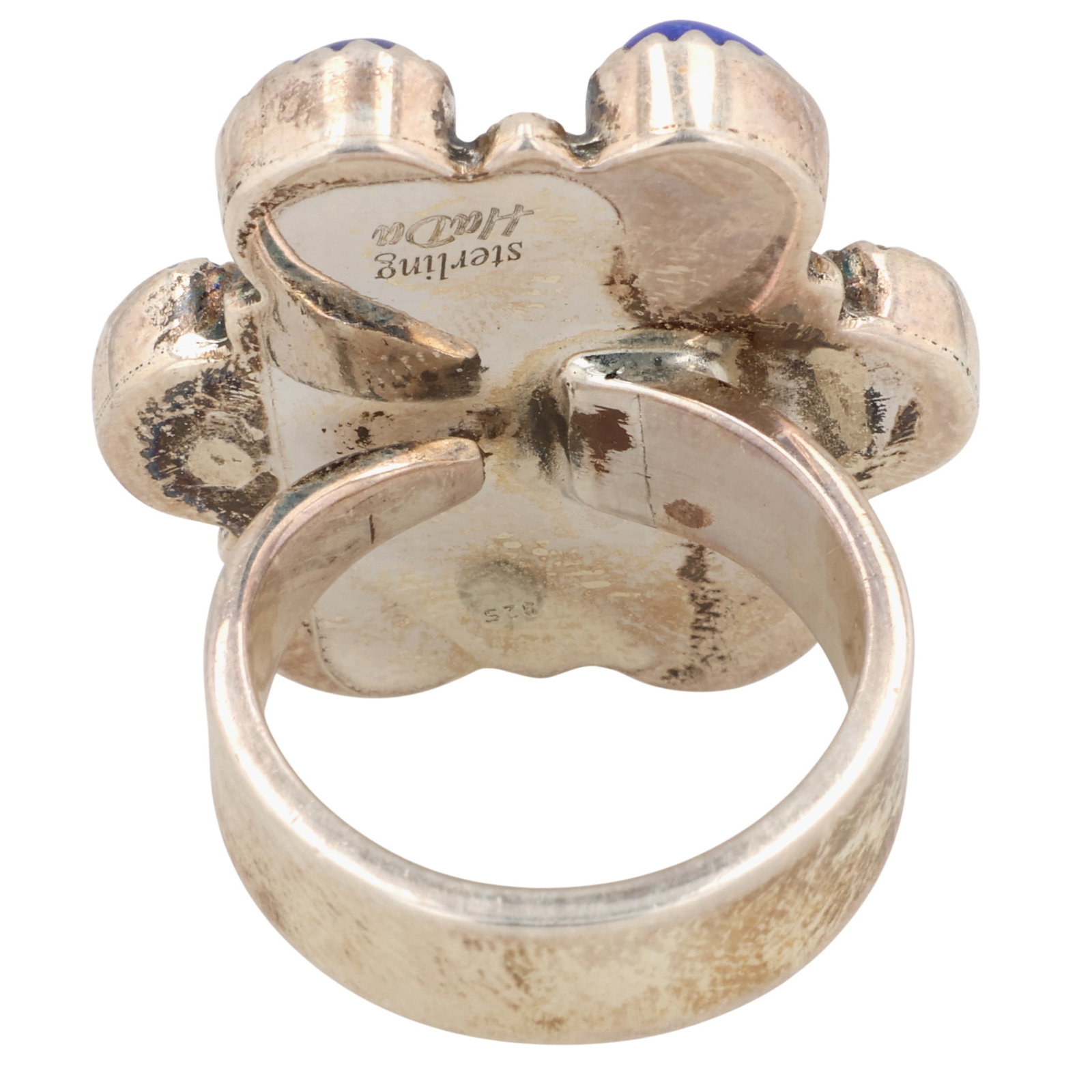 HaDa Collection Sterling Multi-Stone Adjustable Ring - 5