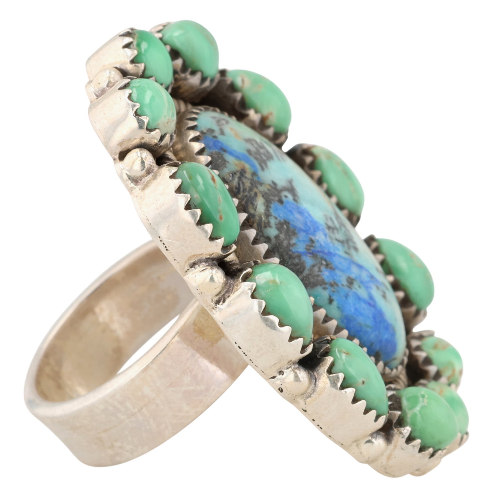 HaDa Collection Sterling Multi-Stone Adjustable Ring - 4