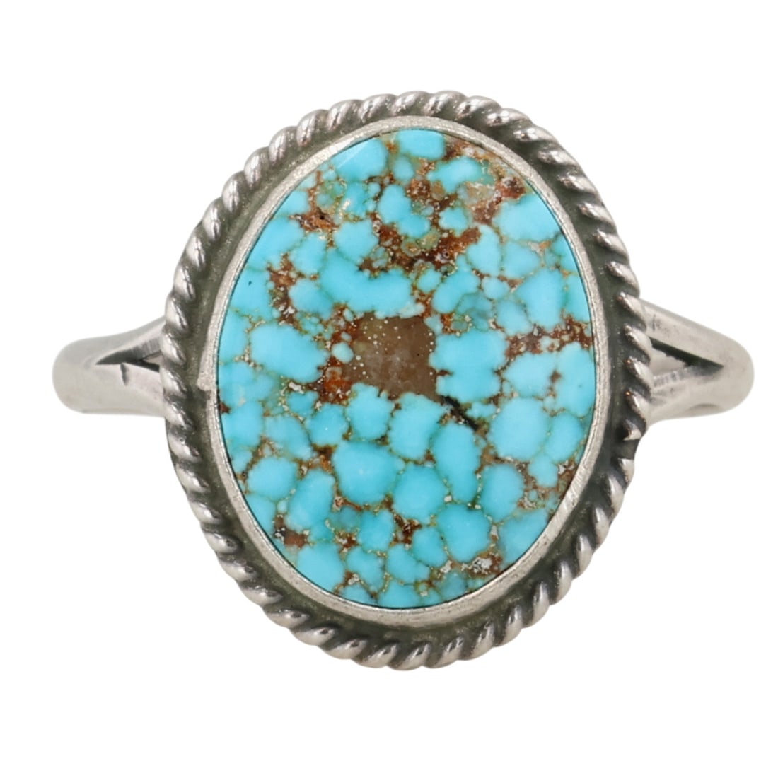 Jerryson Henio Navajo Sterling Sonoran Gold Turquoise Ring Sz 7.75: Jerryson Henio Navajo for Running Bear Shop Sterling Sonoran Gold Turquoise Ring Sz 7.75 / 3g / Unsigned by artist. Artist attribution based on accompanying tag.