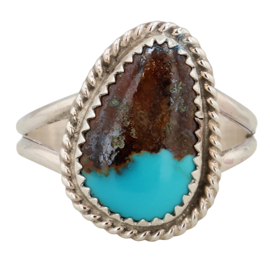 Bryan Begay Navajo Sterling Turquoise Ring Sz 6 (1 of 6)