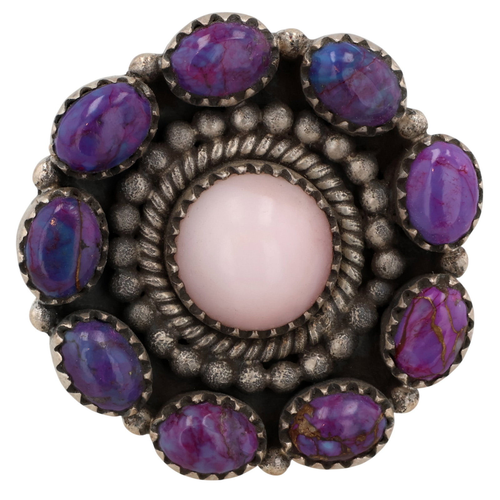 HaDa Collection Sterling Multi-Stone Adjustable Ring