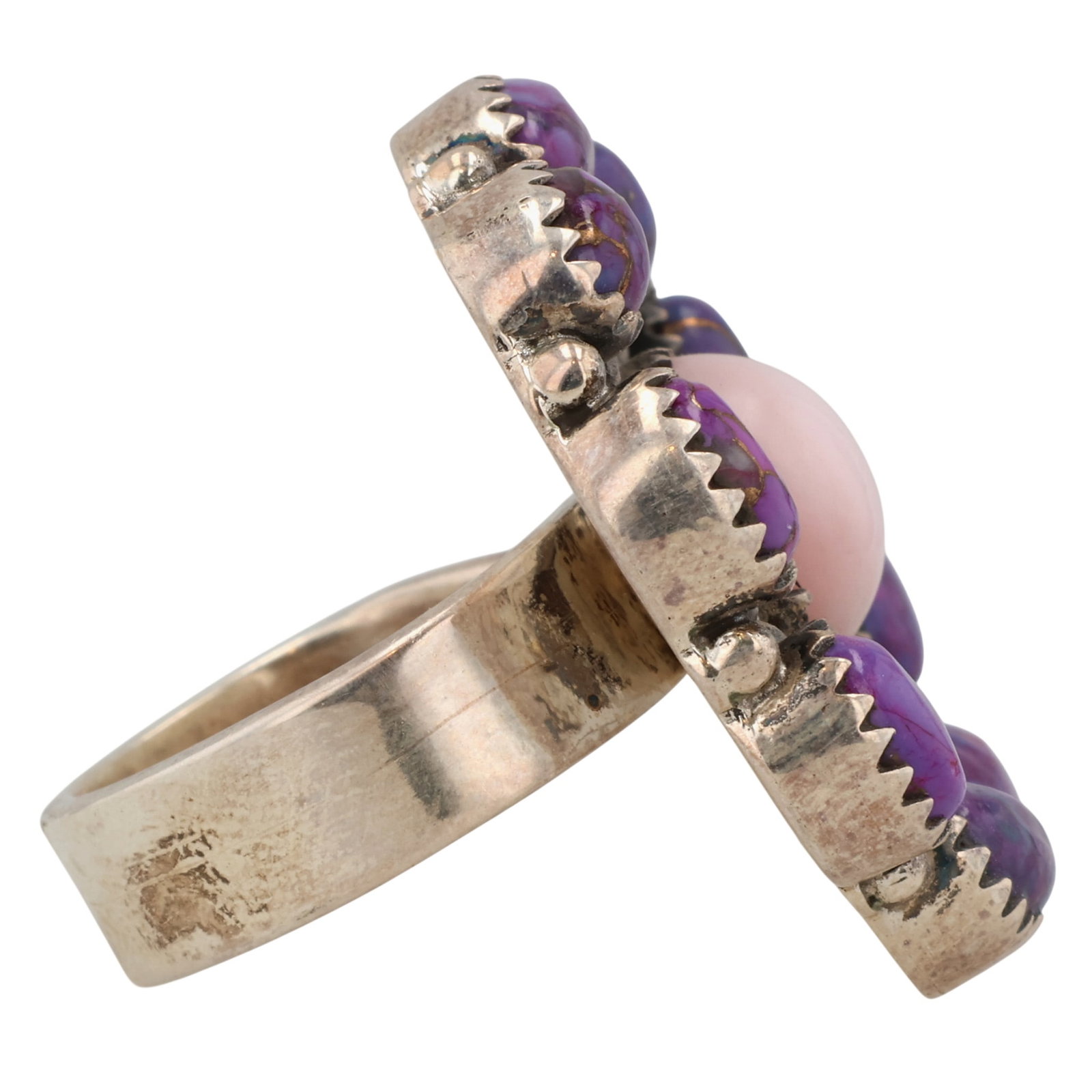 HaDa Collection Sterling Multi-Stone Adjustable Ring - 4
