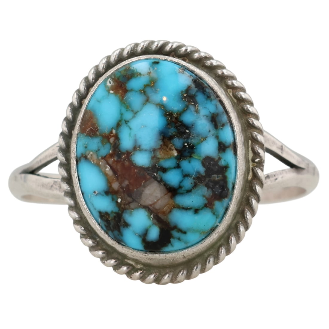 Jerryson Henio Navajo Sterling Sonoran Gold Turquoise Ring Sz 8.5 (1 of 6)