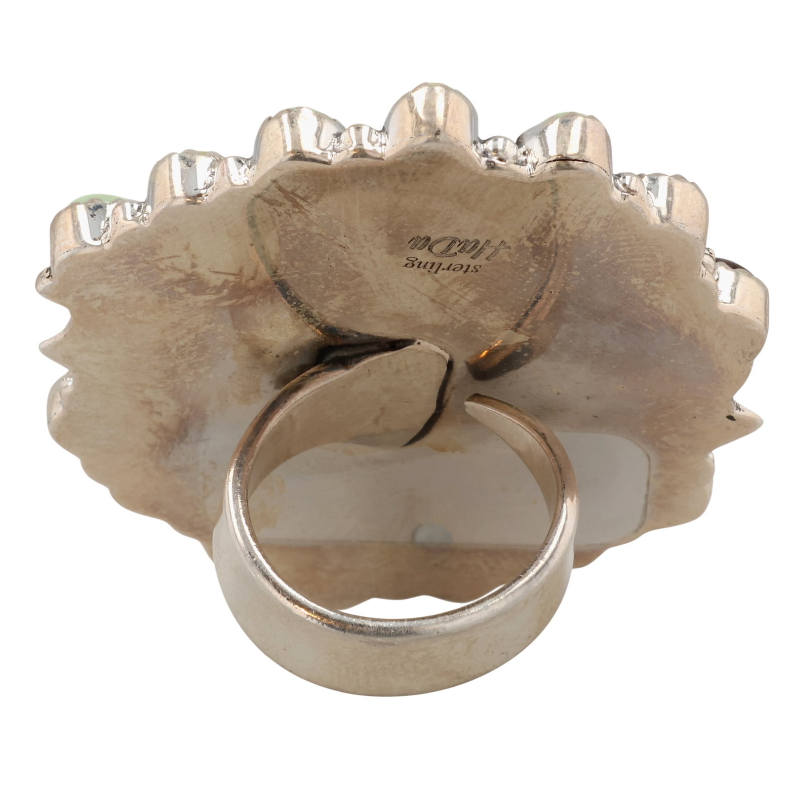 HaDa Collection Sterling Multi-Stone Adjustable Ring - 5