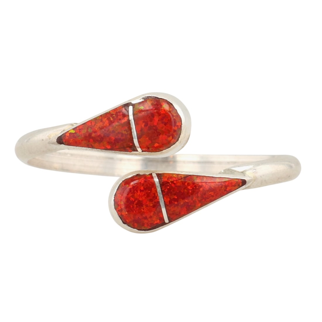 Velda Nastacio Zuni Sterling Opal Adjustable Ring: Velda Nastacio Zuni Sterling Opal Adjustable Ring Sz 8.75 / 1.5g