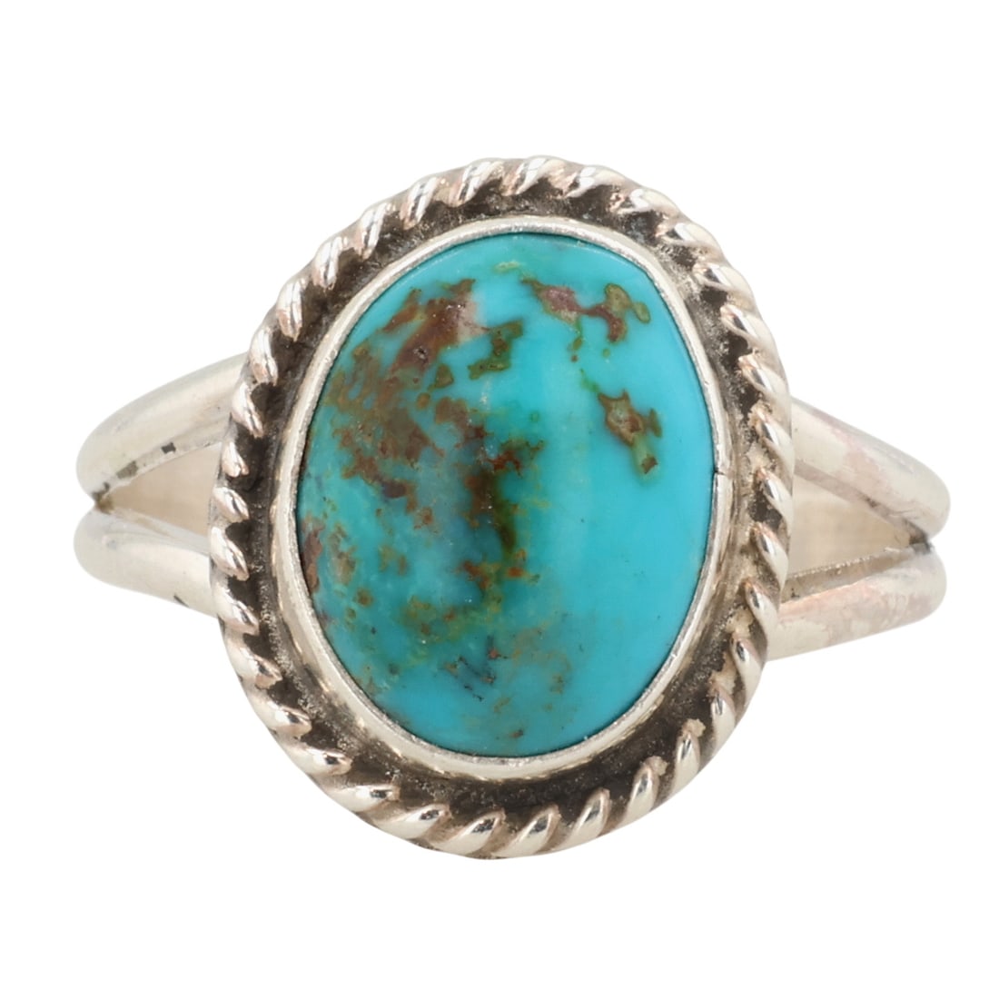 Boyd Begay Navajo Sterling Turquoise Ring Sz 6 (1 of 6)