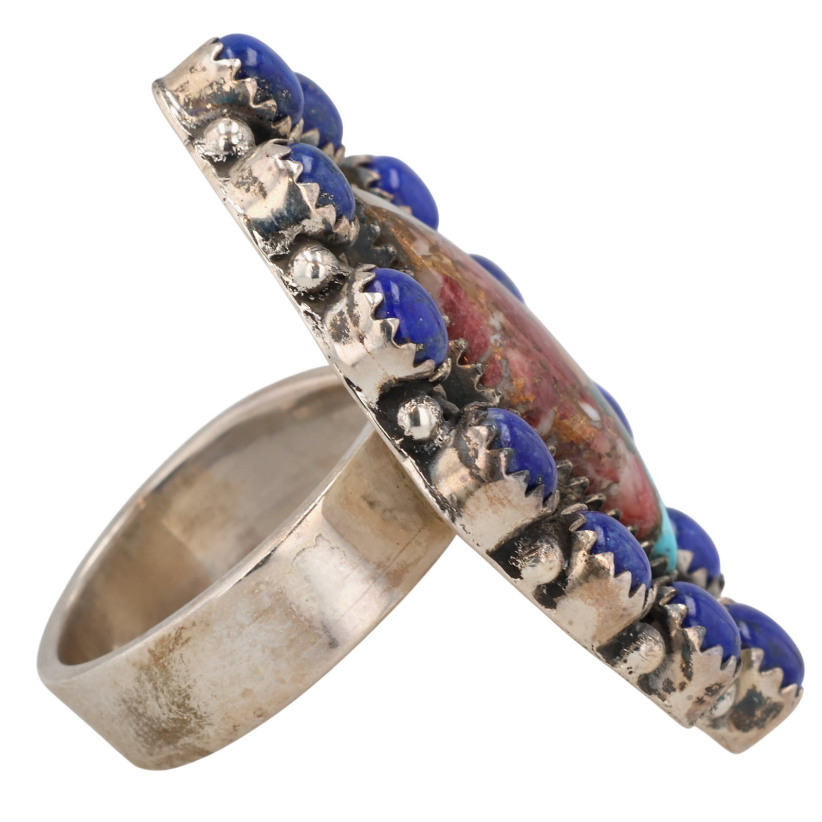 HaDa Collection Sterling Multi-Stone Adjustable Ring - 4