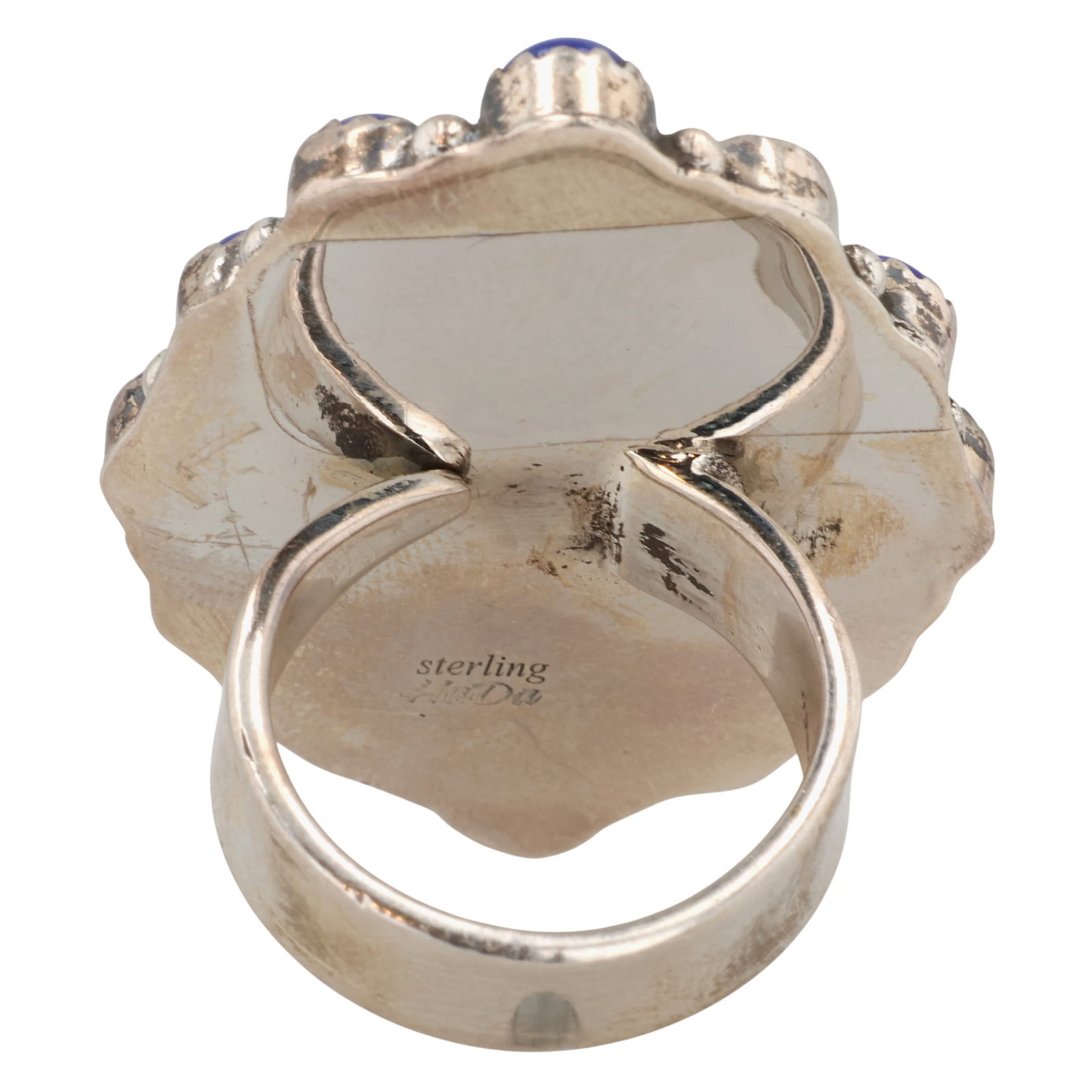 HaDa Collection Sterling Multi-Stone Adjustable Ring - 5