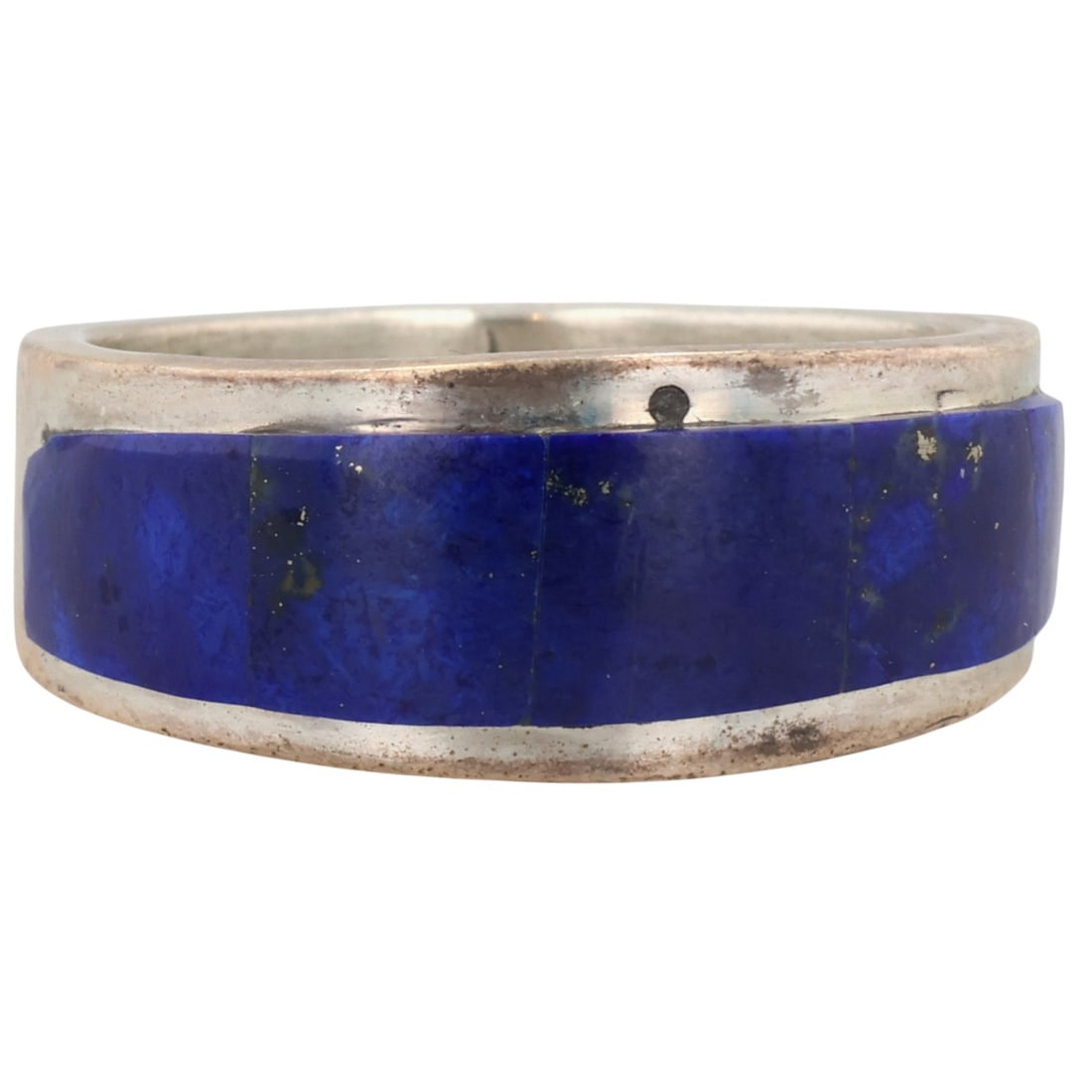 Victor Thompson Navajo Sterling Lapis Lazuli Ring Sz 7.25 (1 of 7)