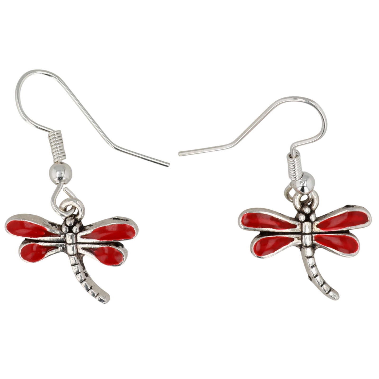 Kent Lonjose Zuni Sterling Dragonfly Earrings: Kent Lonjose Zuni Sterling Dragonfly Earrings / 2.5g / Unsigned. Artist attribution based on accompanying tag.