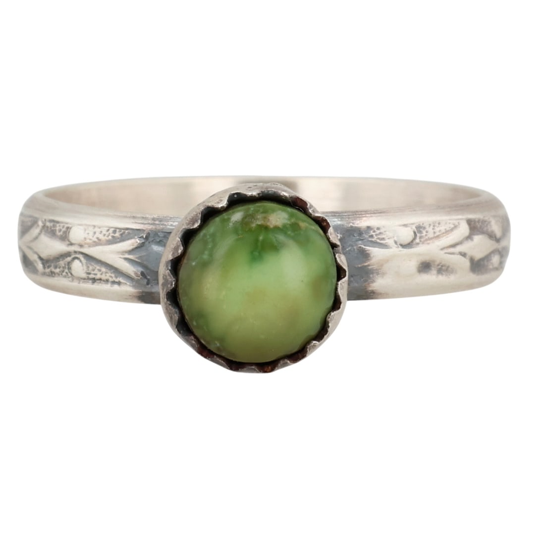Robinson Martinez Navajo Sterling Sonoran Gold Turquoise Ring Sz 6.5: Robinson Martinez Navajo Sterling Sonoran Gold Turquoise Ring Sz 6.5 / 2.5g / Unsigned. Artist attribution based on accompanying tag.