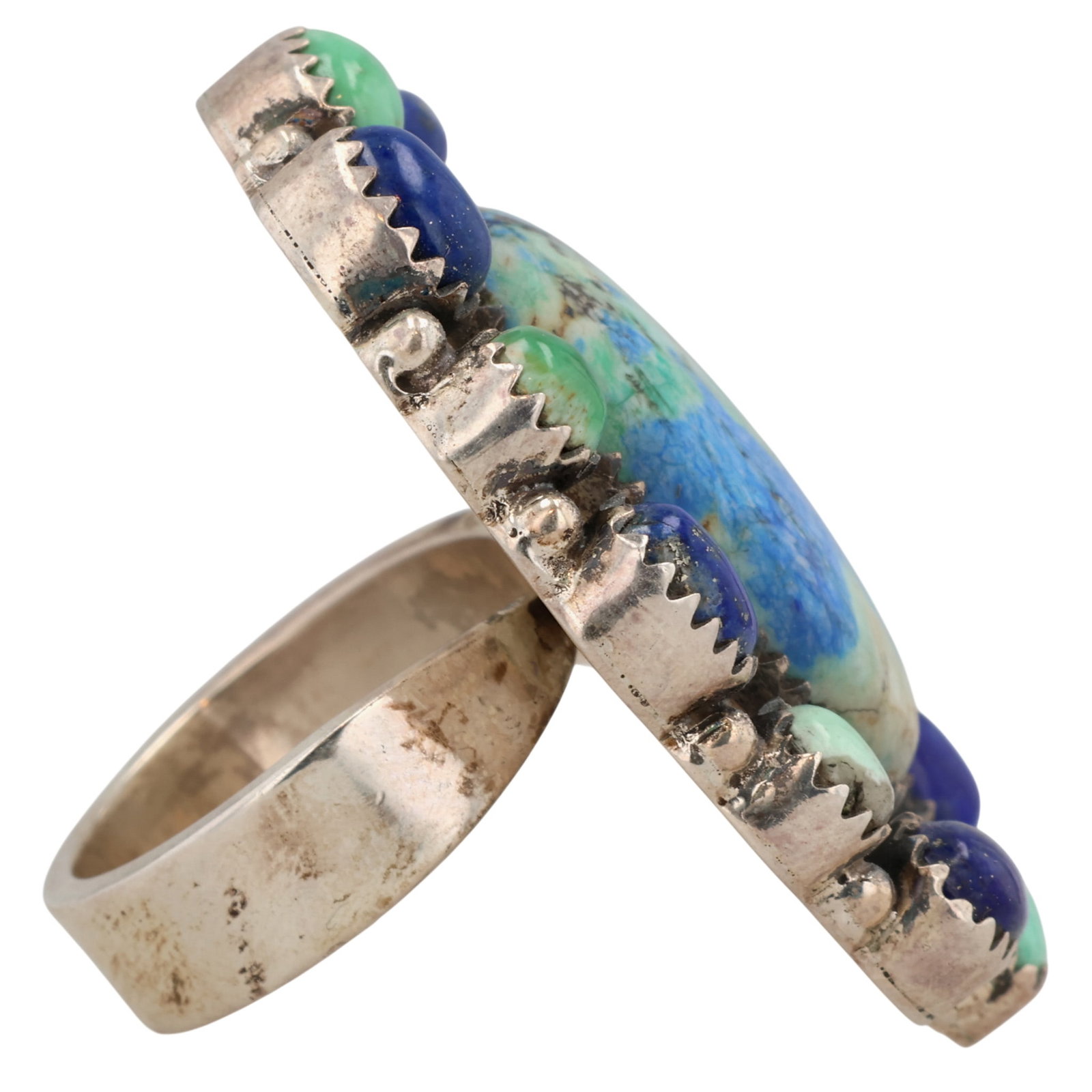 HaDa Collection Sterling Multi-Stone Adjustable Ring - 4