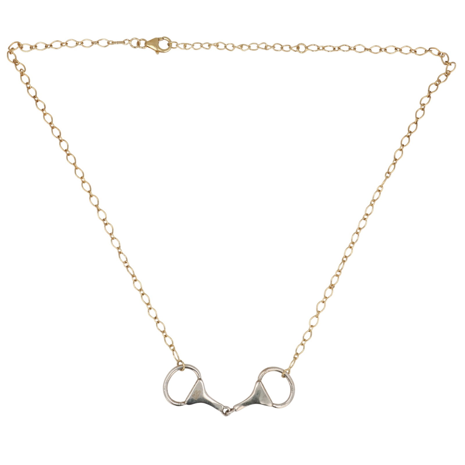HaDa Collection Sterling Snaffle Bit Necklace - 3