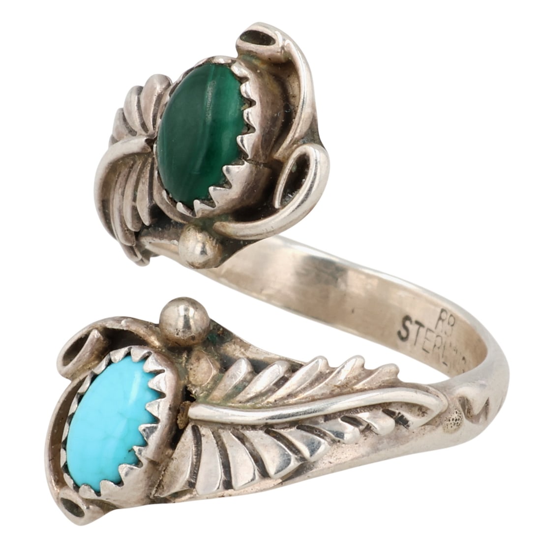 Running Bear Sterling Multi-Stone Adjustable Ring - 2
