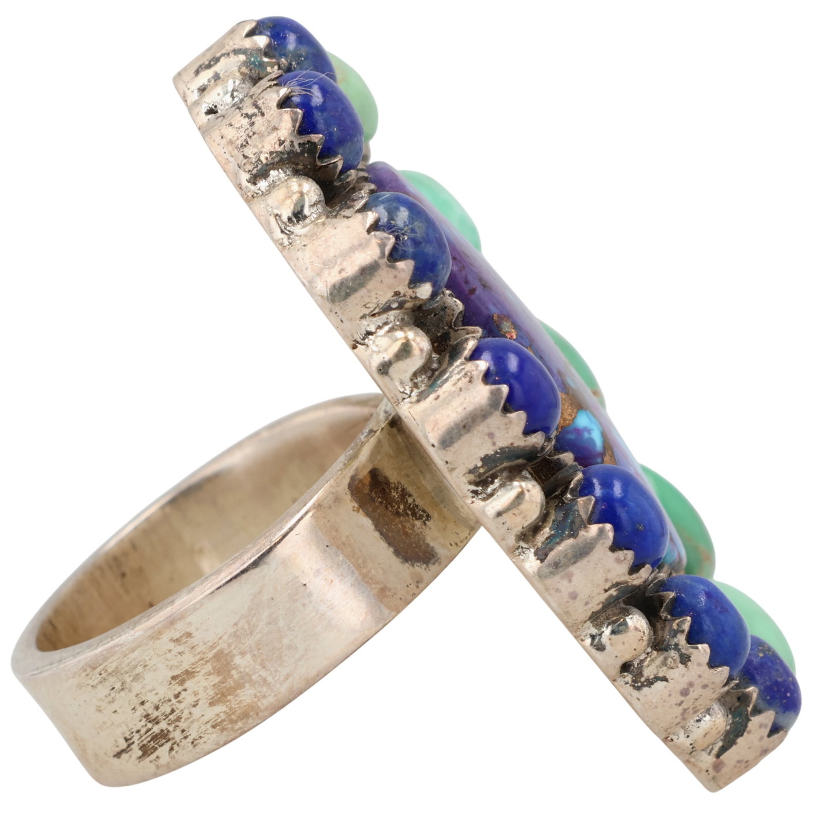 HaDa Collection Sterling Multi-Stone Adjustable Ring - 4