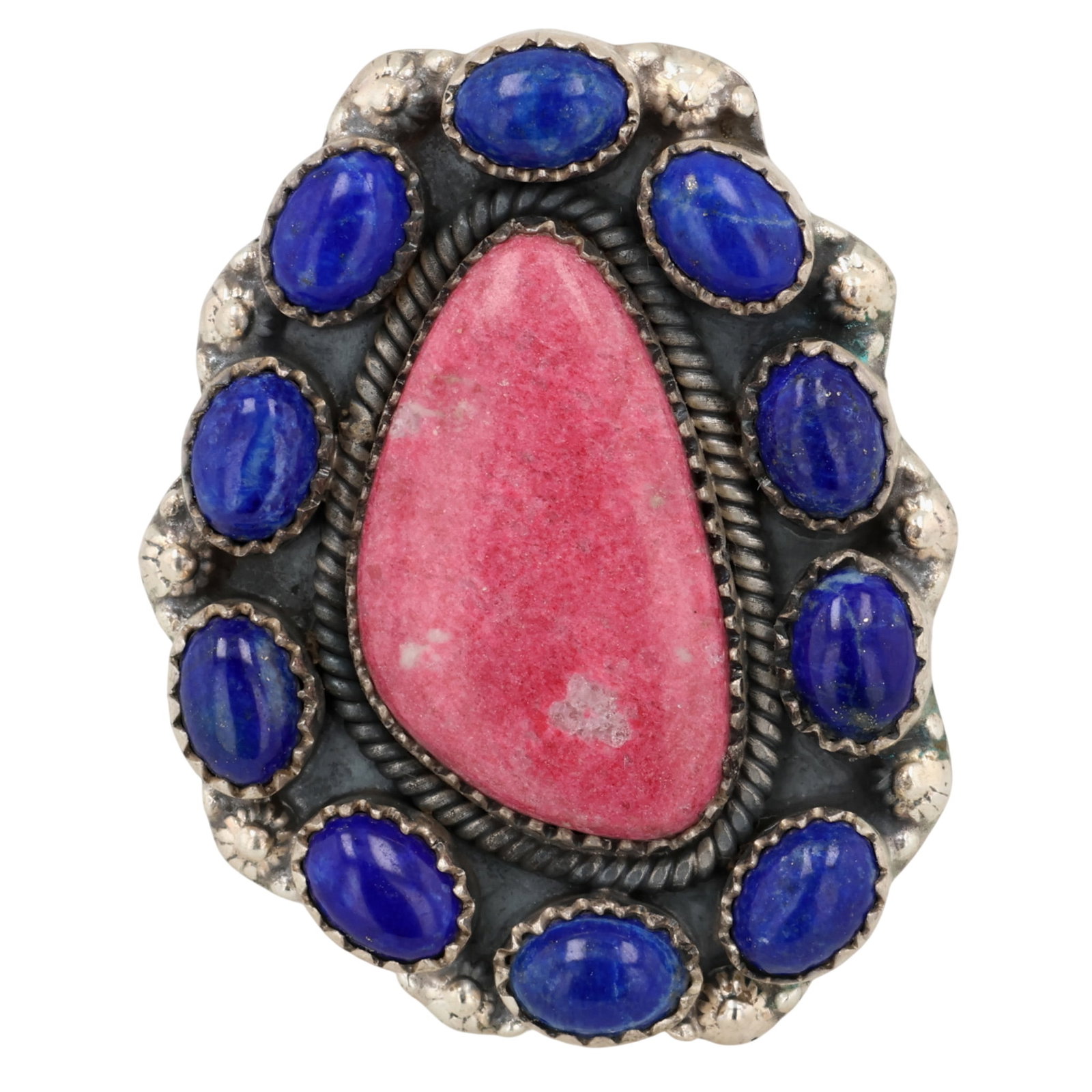 HaDa Collection Sterling Multi-Stone Adjustable Ring