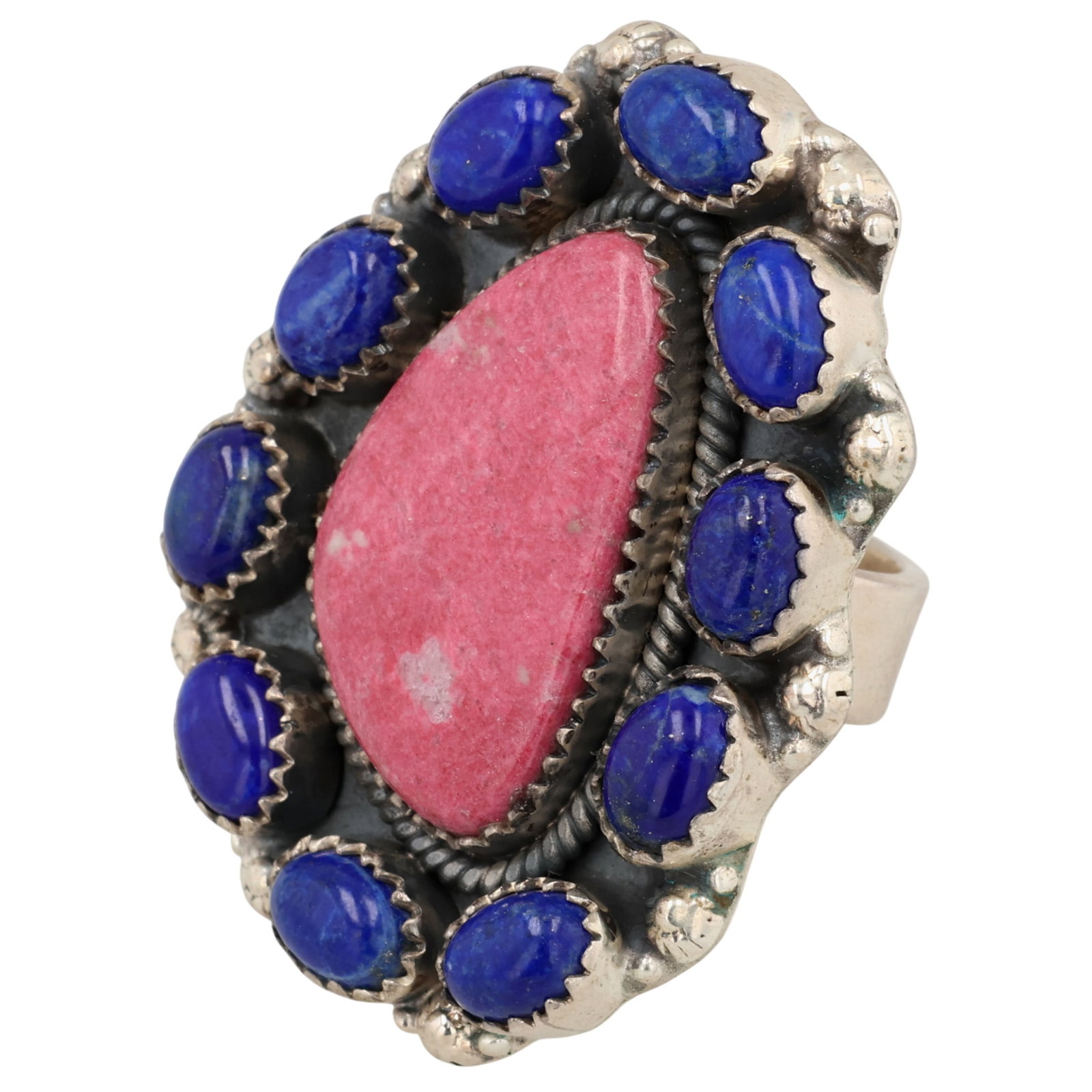 HaDa Collection Sterling Multi-Stone Adjustable Ring - 3