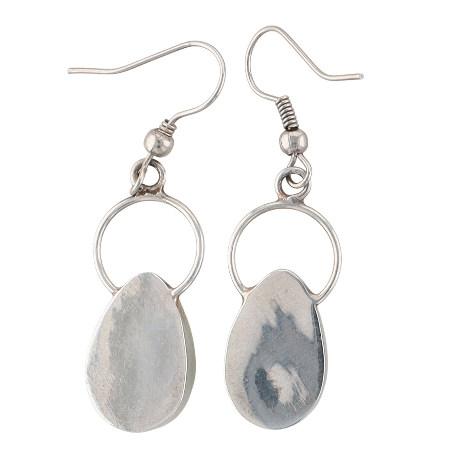 Sterling Silver Larimar Drop Dangle Earrings - 2