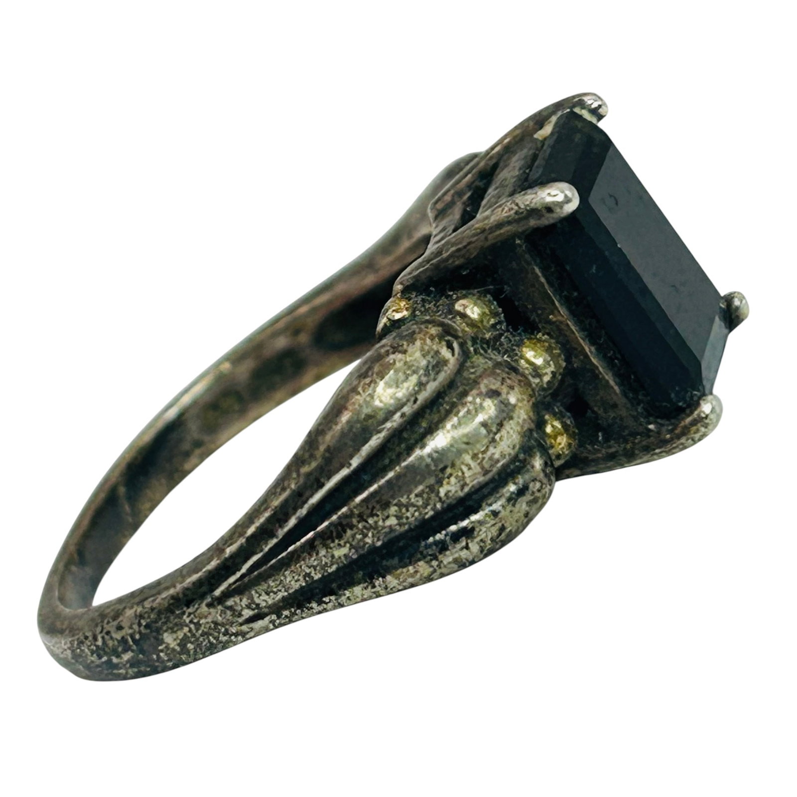 Avon Sterling Smokey Quartz Ring Sz 8: Avon Sterling Smokey quartz ring 5.7g Sz 8