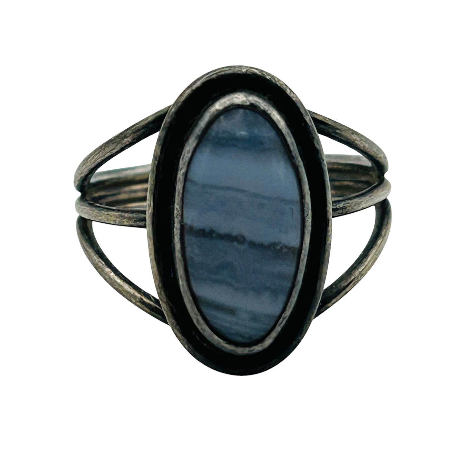 Sterling Lace Agate Ring Sz 6: Sterling lace agate ring 3.1g Sz 6
