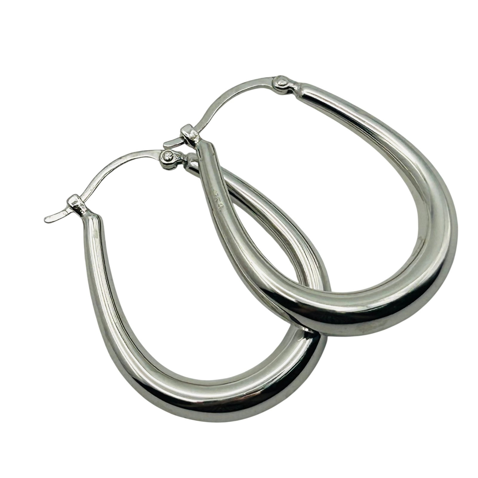 Sterling Hoop Earrings (1 of 4)