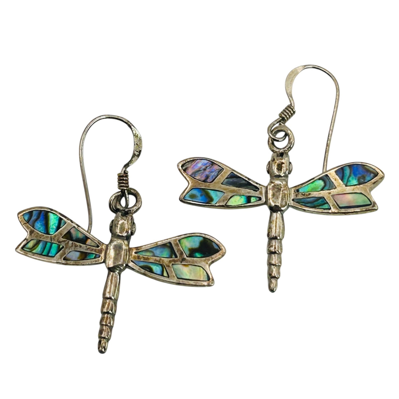 Sterling Abalone Dragonfly Earrings (1 of 5)
