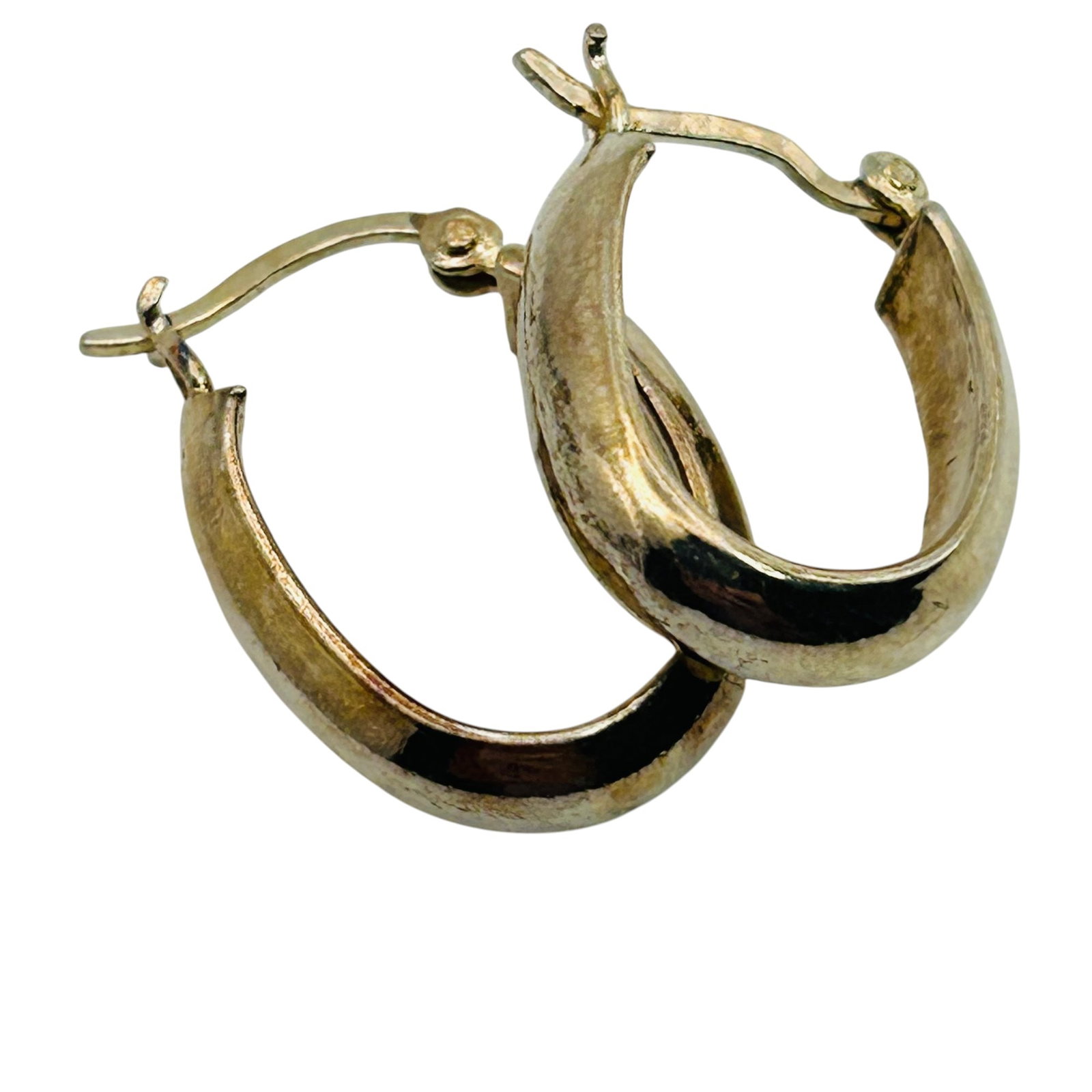 Signed Sterling Hoop Earrings (1 of 5)