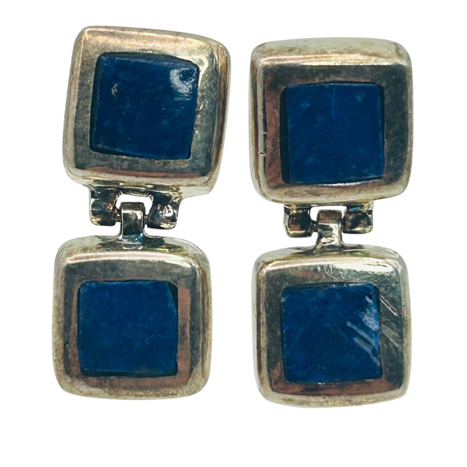 950 Silver Lapis Lazuli Earrings (1 of 6)
