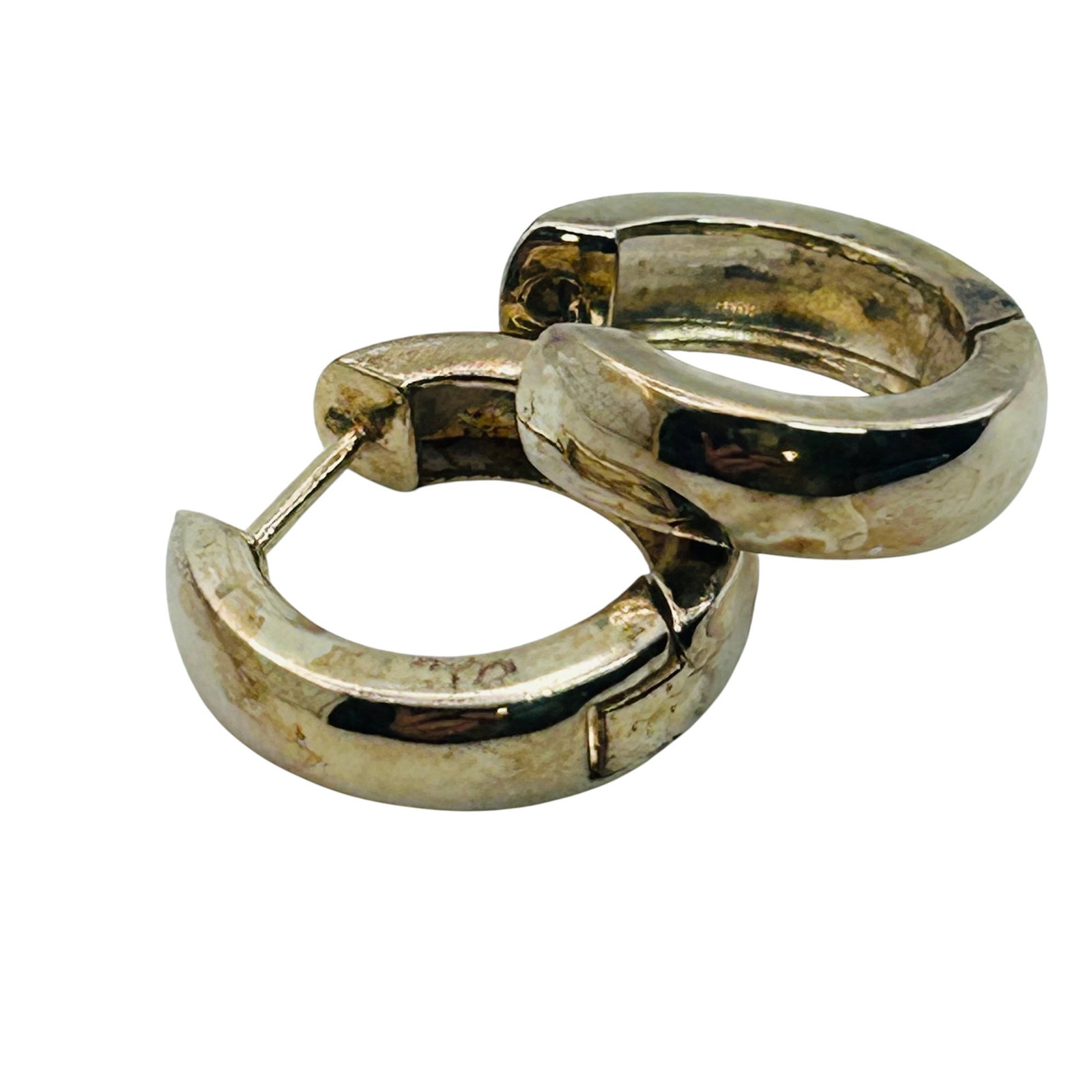 Signed Sterling Huggie Earrings (1 of 6)