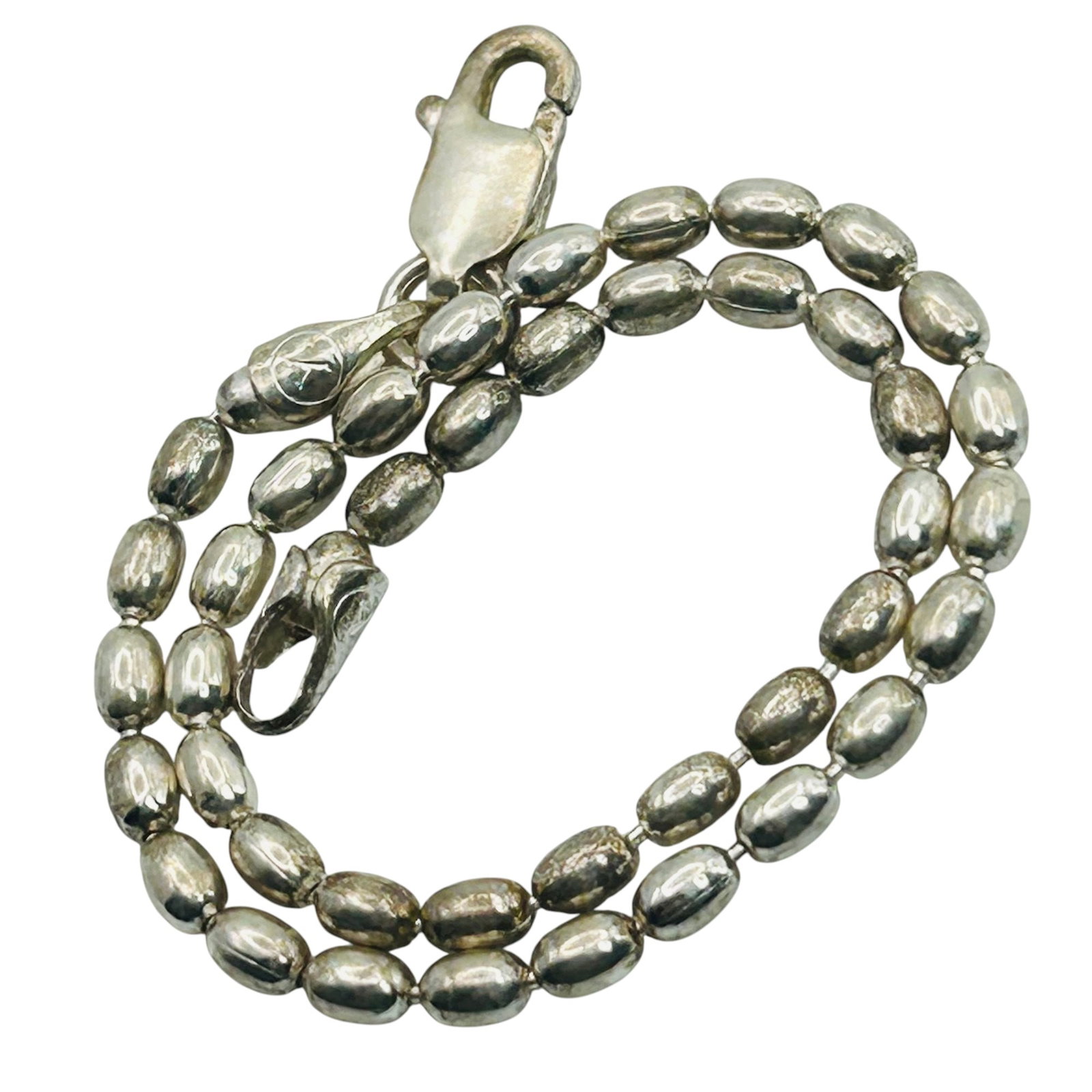 Italy Sterling Bead Chain Bracelet (1 of 5)