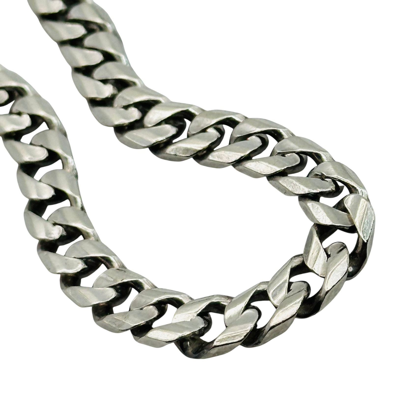 Sterling Curb Chain Bracelet (1 of 5)