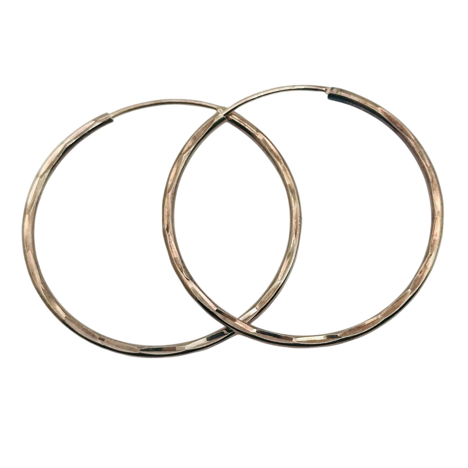 Sterling Endless Hoop Earrings (1 of 5)