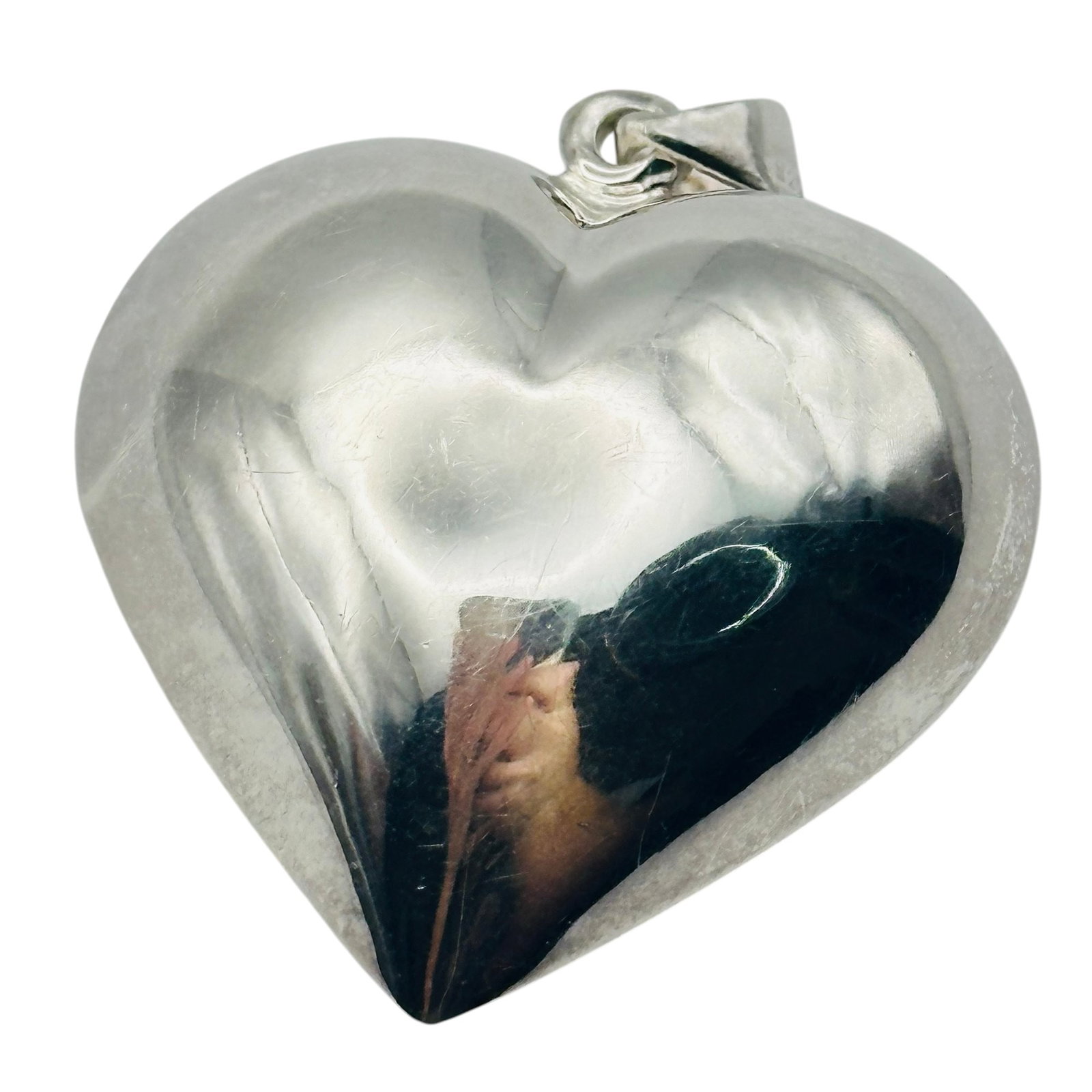 Sterling Puffy Heart Pendant (1 of 5)