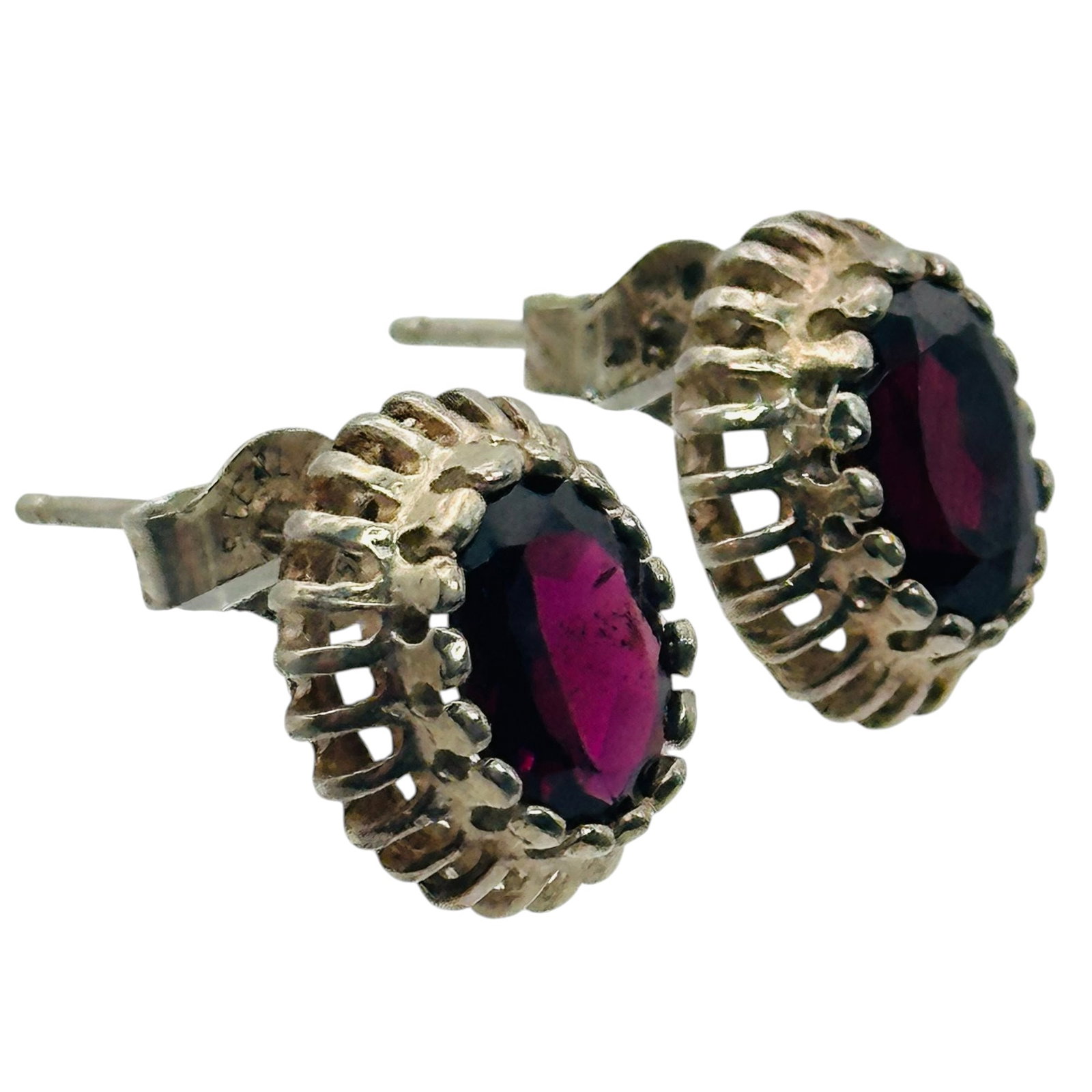 Sterling Garnet Earrings (1 of 5)