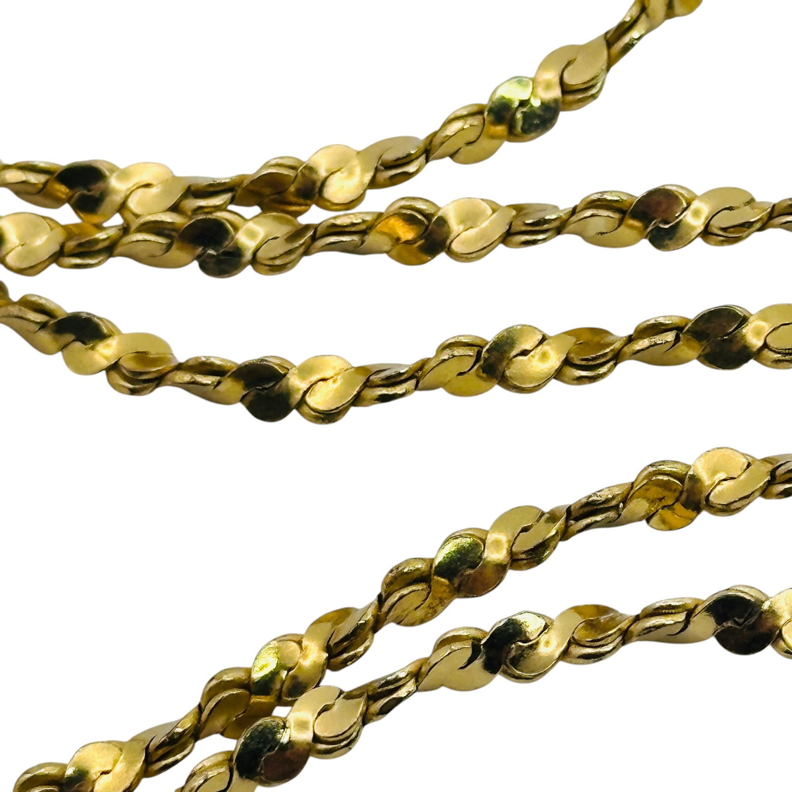 Signed Sterling S Long Chain Necklace: Signed HCT Sterling s long chain necklace 18.9g