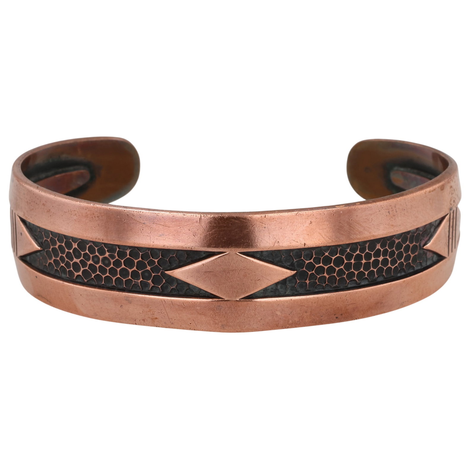 Navajo Copper Cuff Bracelet: Navajo Copper Cuff Bracelet / 21g
