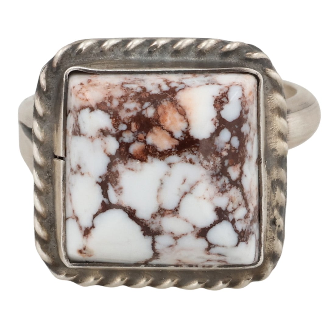 Donovan Nez Navajo Sterling Wild Horse Magnesite Adjustable Ring: Donovan Nez Navajo Sterling Wild Horse Magnesite Adjustable Ring Sz 6.5 / 6.5g / Unsigned. Artist attribution based on accompanying tag.