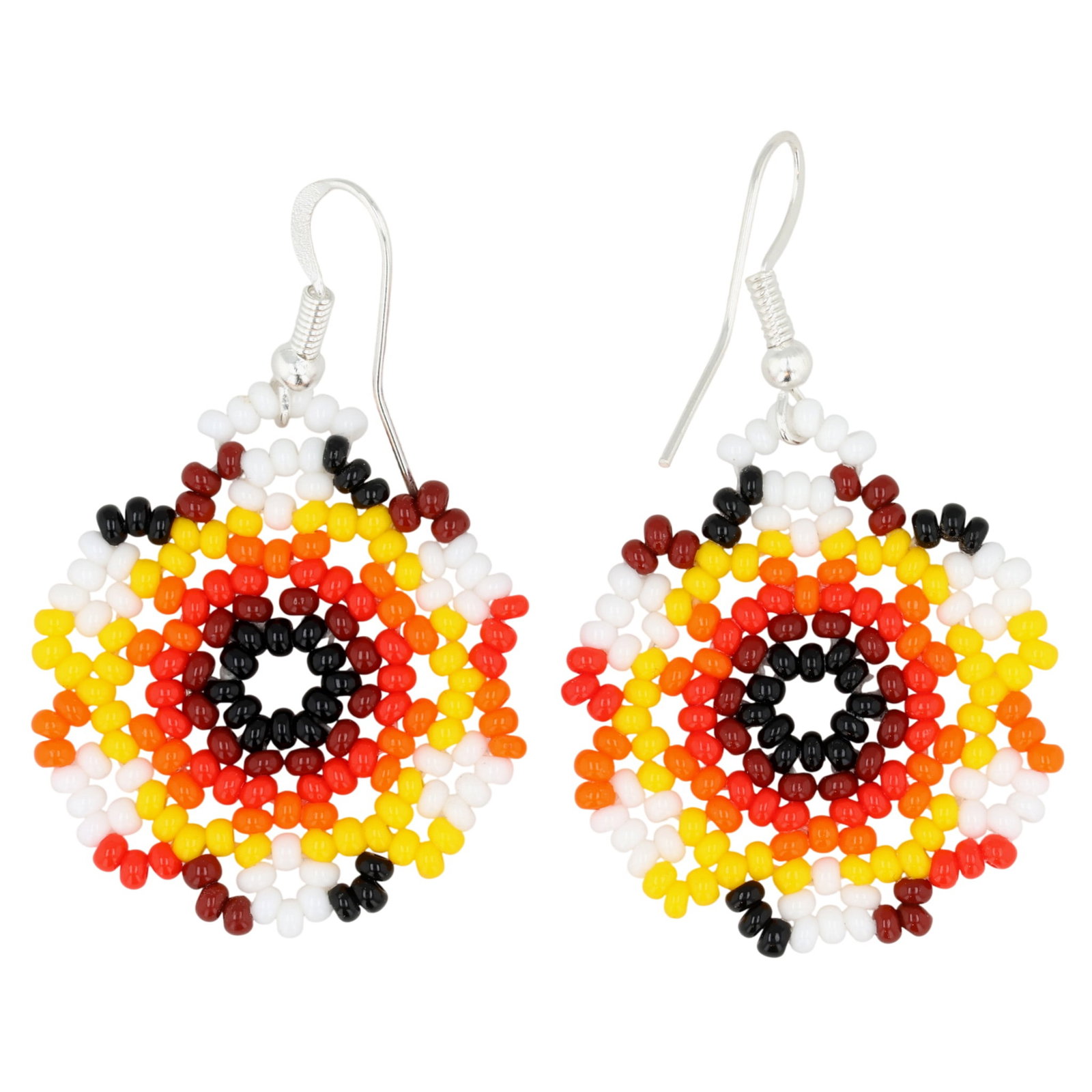 Sharon Bennett Navajo Sterling Bead Earrings: Sharon Bennett Navajo Sterling Bead Earrings / 4g / Unsigned. Artist attribution based on accompanying tag.