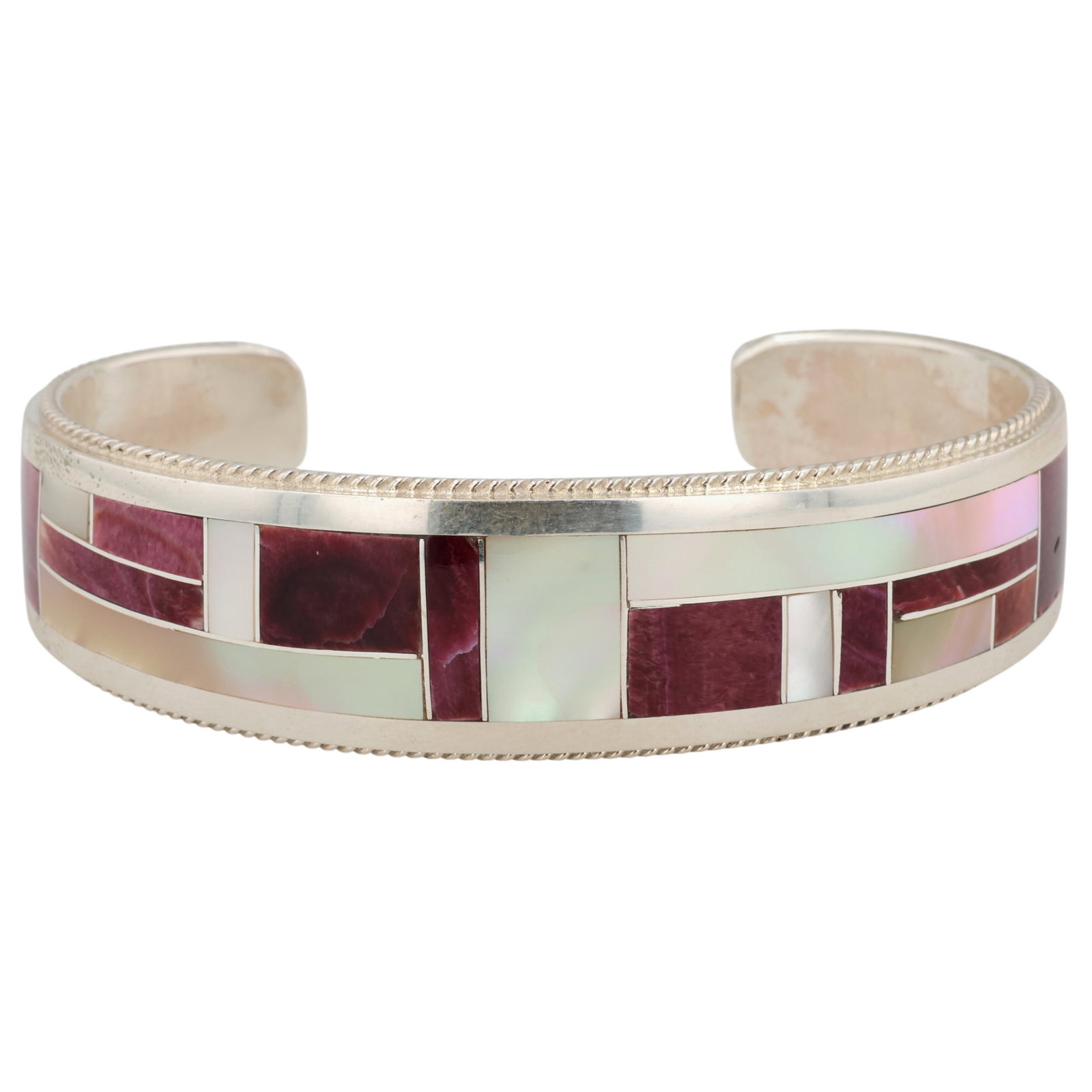 Rickell & Glendora Booqua Zuni Sterling Multi-Stone Cuff Bracelet (1 of 7)
