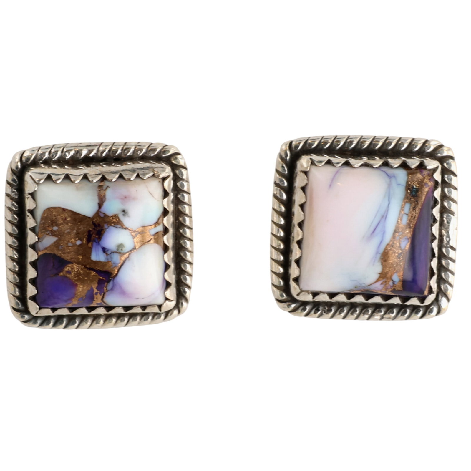 HaDa Collection Sterling Violet Rose Dahlia Earrings (1 of 4)