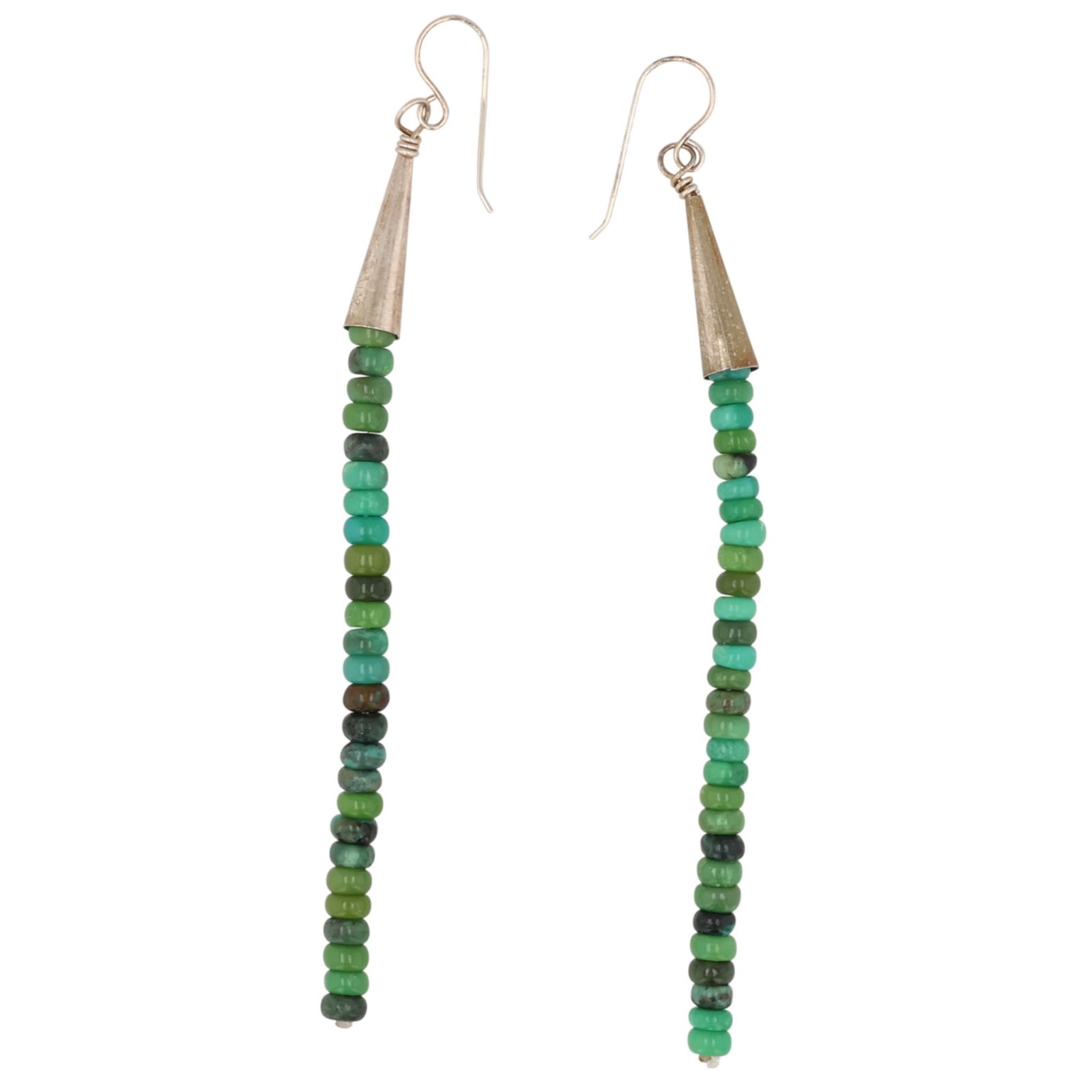Corraine Smith Navajo Sterling Nevada Turquoise Earrings (1 of 3)