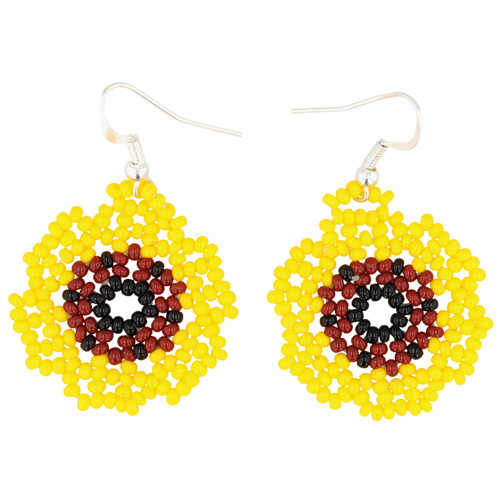 Sharon Bennett Navajo Sterling Bead Earrings (1 of 3)