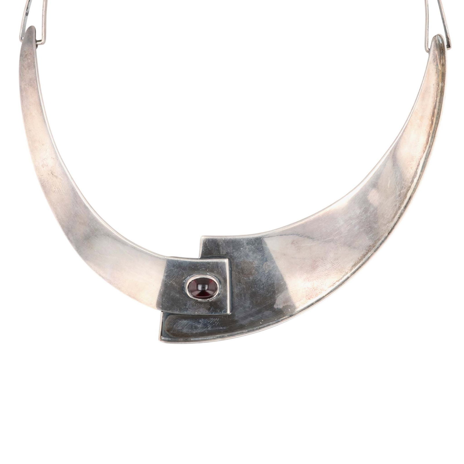 Sterling Gemstone Modernist Collar Necklace (1 of 5)