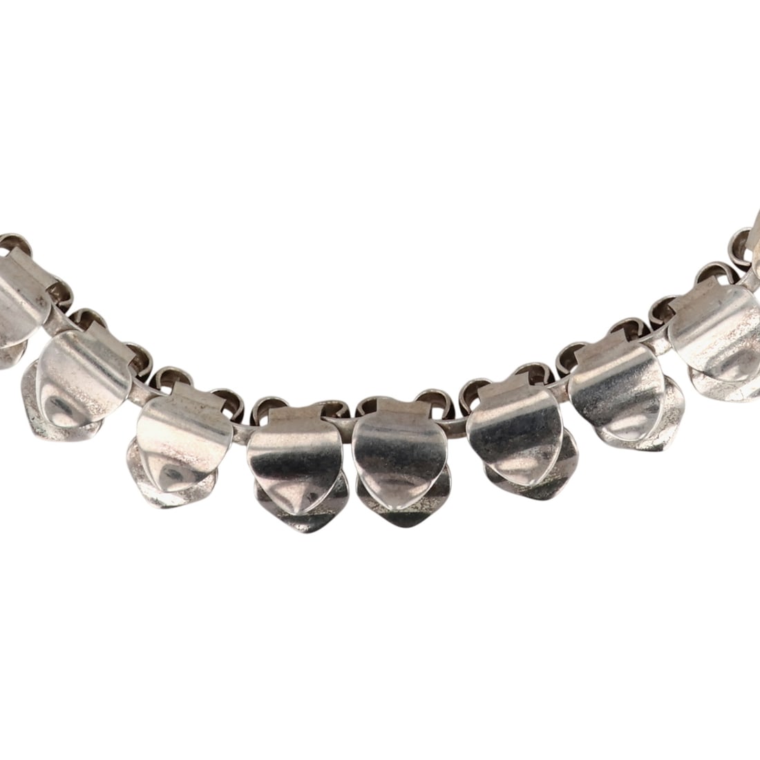 Vintage Napier Sterling Wavy Link Necklace (1 of 6)