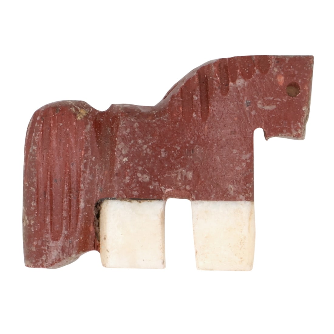 Award Winning Artist Stacey Turpen Navajo Pipestone Horse Fetish Carving (1 of 3)