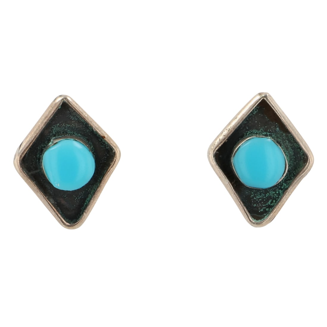 Ana Neha Zuni Sterling Turquoise Earrings (1 of 3)