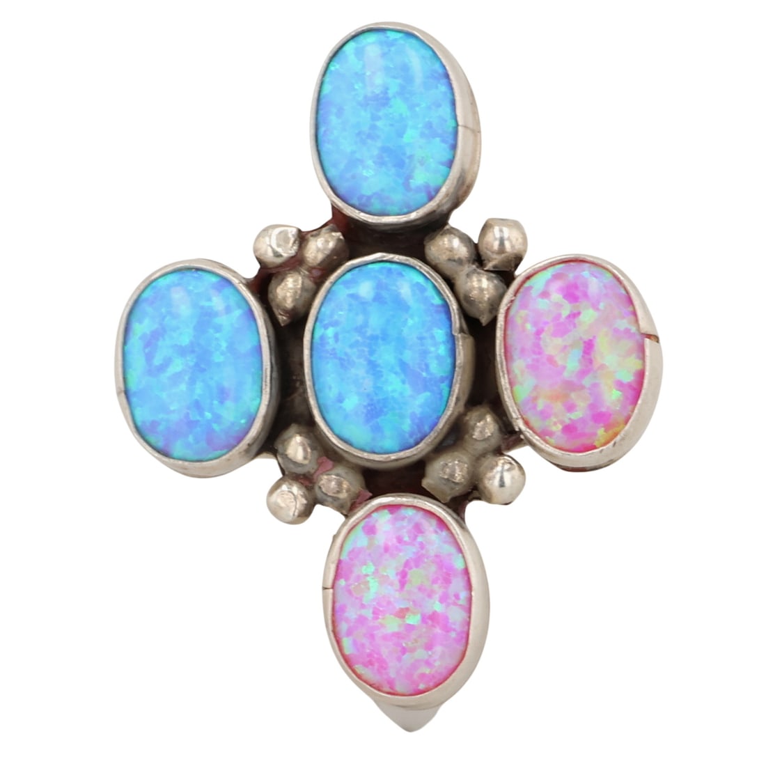 Felix Perry Navajo Sterling Opal Ring Sz 2 (1 of 6)